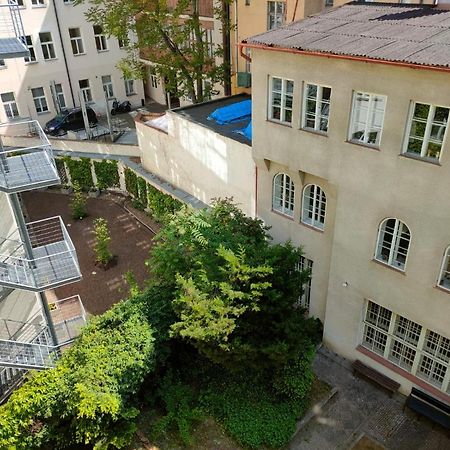 Cityscape Wenceslas Square Apartment Praha Bagian luar foto